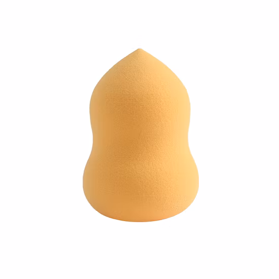 Esponja cosmética del maquillaje, soplo de polvo en forma de calabaza