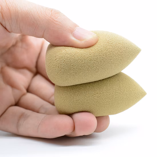 Planta disponible biodegradable de la etiqueta privada del coco de la esponja del maquillaje del vegano de la nueva llegada